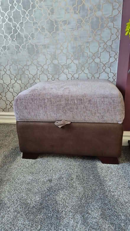 Photo of free 2 3 Seater Sofa's & Pouffe (Bamber Bridge PR5) #2