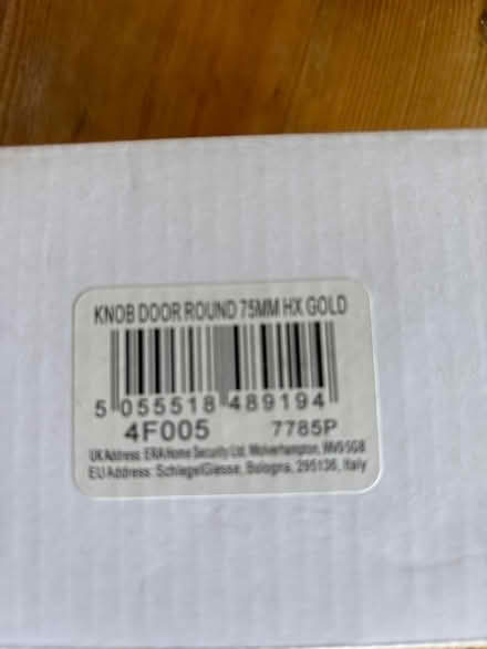 Photo of free Round door knob 75mm (Oxford OX2) #2