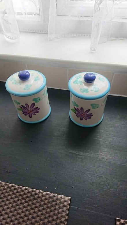 Photo of free 2 ceramic kitchen containers (CT11) #1