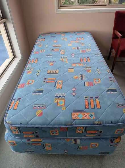 Photo of free 2xsingle bed mattress and base (Highland park. Gold Coast) #1