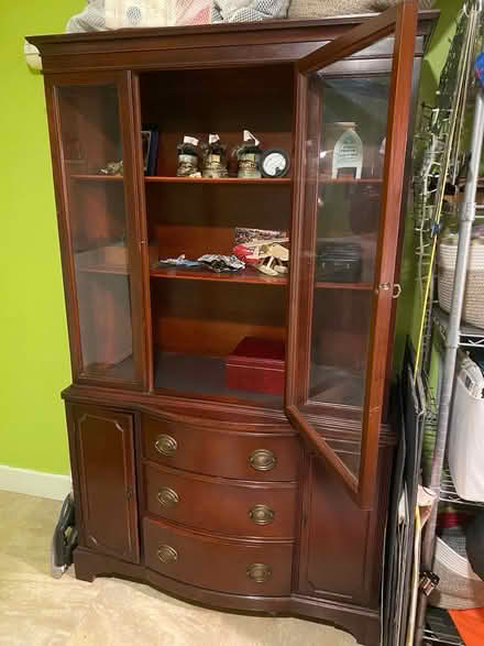 Photo of free Glass display cabinet (Near Highland Hospital) #2
