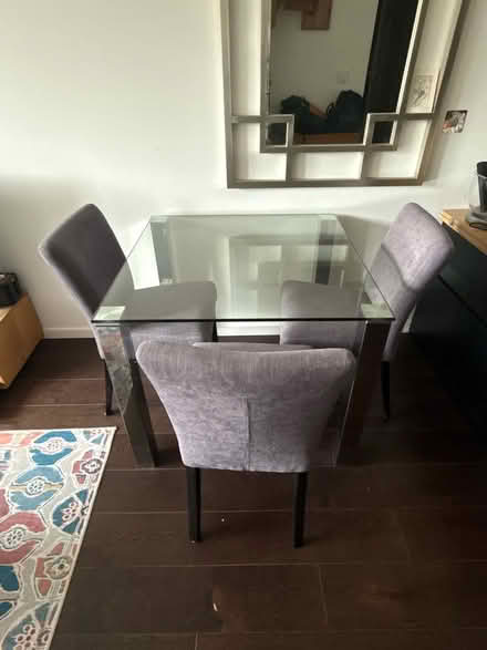 Photo of free Glass Table with 4 Chairs (Hoxton EC1V) #2