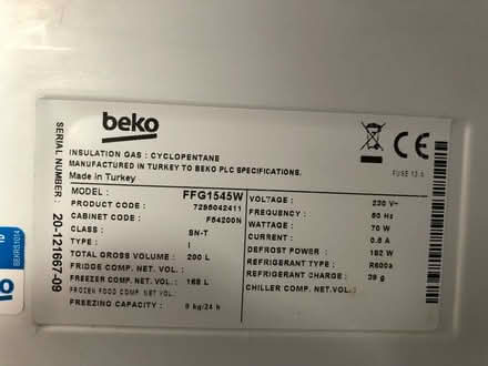 Photo of free Beko frost free freezer (Cambridge CB1) #3