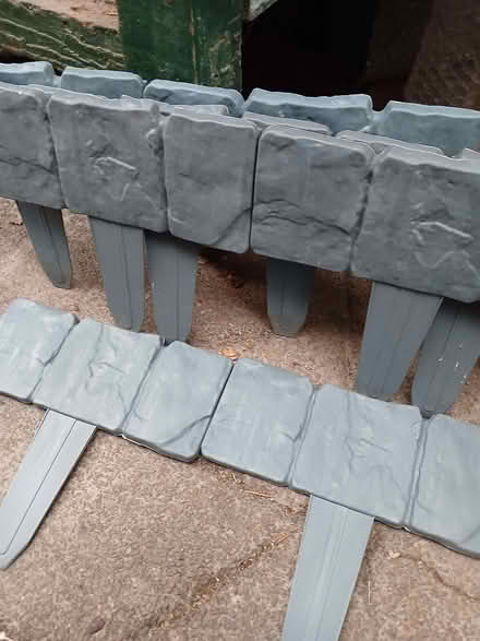 Photo of free Grey stone effect plastic garden edging (Middlewood S35) #1