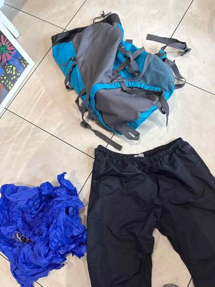 Photo of free Ruck sack, waterproof trousers (Bath BA2) #1