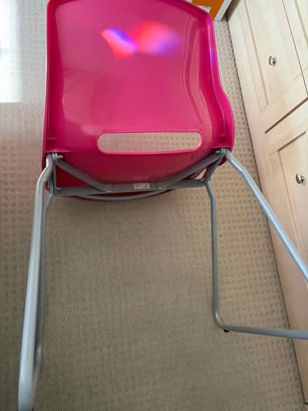 Photo of free Pink Plastic Chair with Metal Legs (Matlock DE4) #4