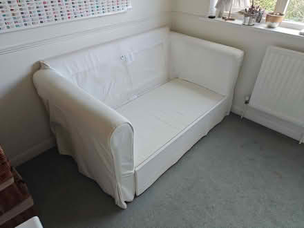 Photo of free White sofa bed. (Send GU23) #2