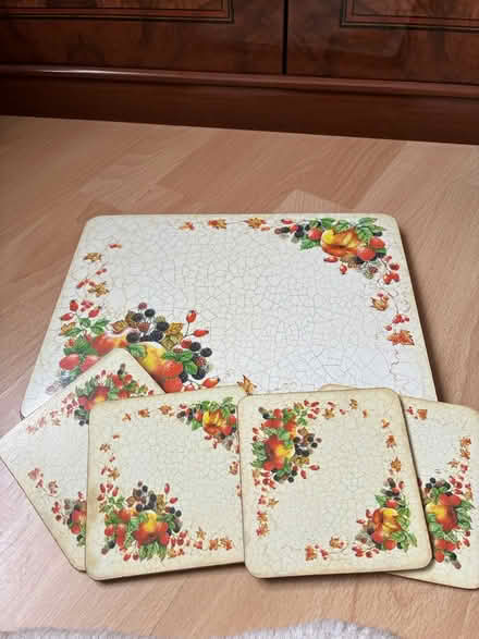Photo of free Vintage fruit placemat set (Springfield MK6) #2