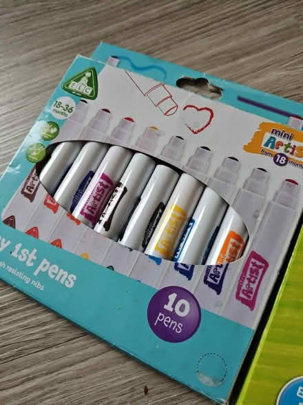 Photo of free toddler safe felt tip pens (Cottam PR4) #2