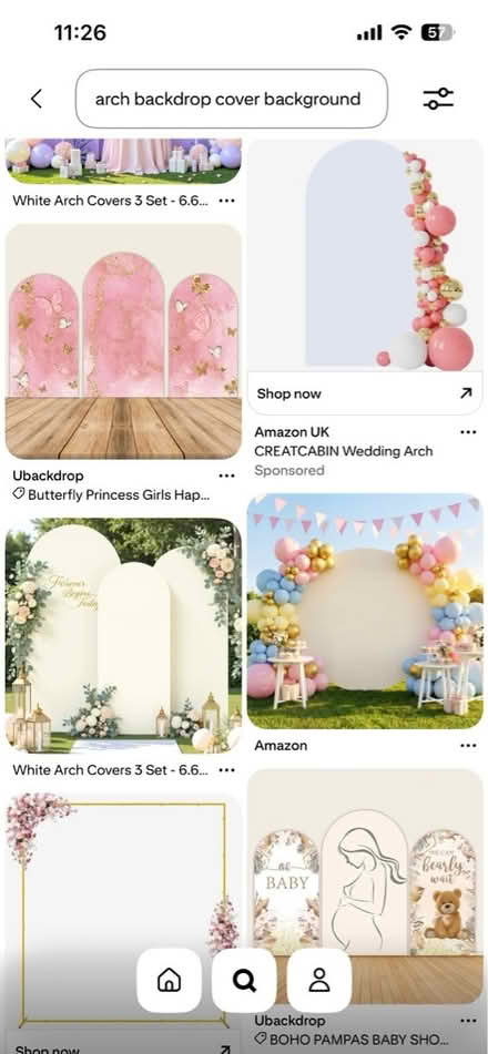 Photo of Arch backdrop cover background (CV2) #1