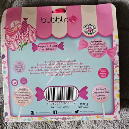 Photo of free Bubble T bath fizzers (Ramsey Mereside PE26) #2