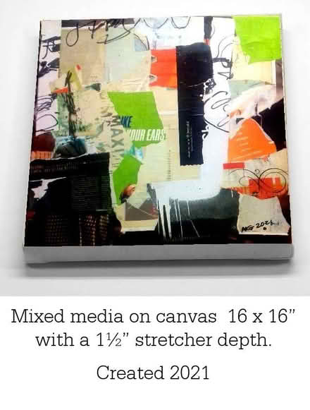 Photo of free Mixed media on canvas (Northfield B31) #1
