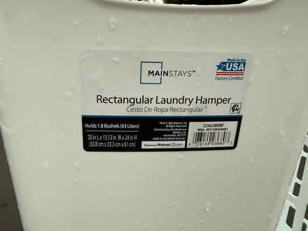 Photo of free 2 identical tall laundry baskets (1075 Valencia Avenue) #4
