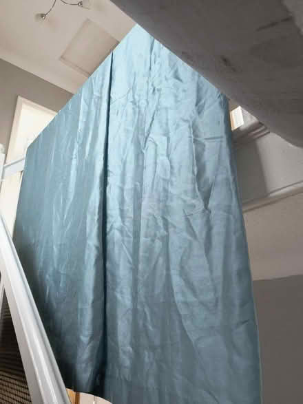 Photo of free Two curtains with metal hoop tops (Bridlington YO16) #2