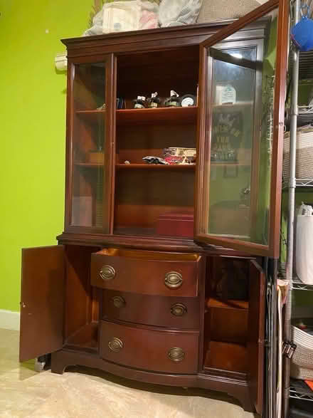 Photo of free Glass display cabinet (Near Highland Hospital) #3