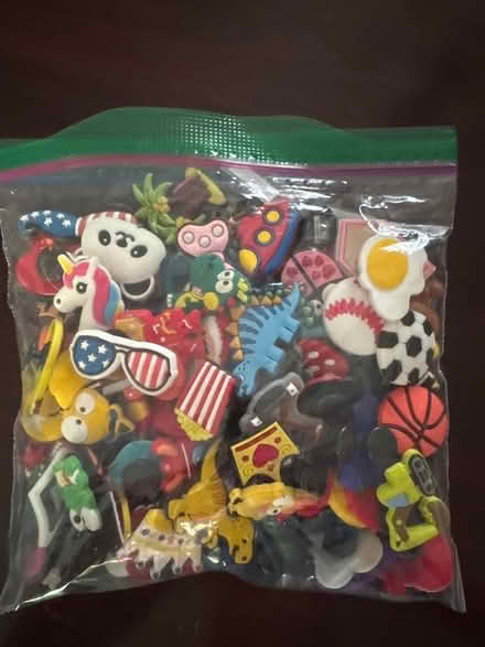 Photo of free Bag of assorted Jibbitz for Crocs (Naperville) #1