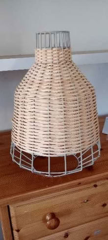 Photo of free Wicker and wire lampshade (Shoreham Beach BN43) #1