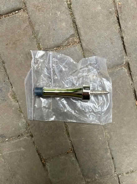 Photo of free Unused chrome doorstop (Tooting Bec/Balham SW17) #1