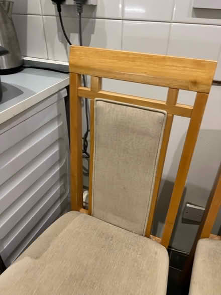 Photo of free Two solid dining chairs (Glasgow city centre G1) #2