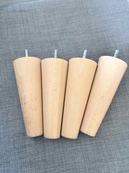 Photo of free Four wooden screw-in legs. (Lower Weston BA1) #1