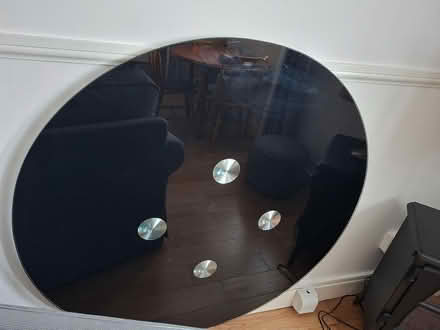 Photo of free Black glass table (Dublin 4) #2