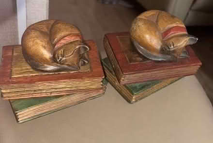 Photo of free 2 vintage wood ornaments (Moor Allerton LS17) #1