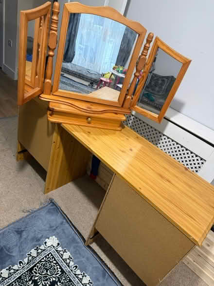 Photo of free Wooden dressing table (Cirencester GL7) #1