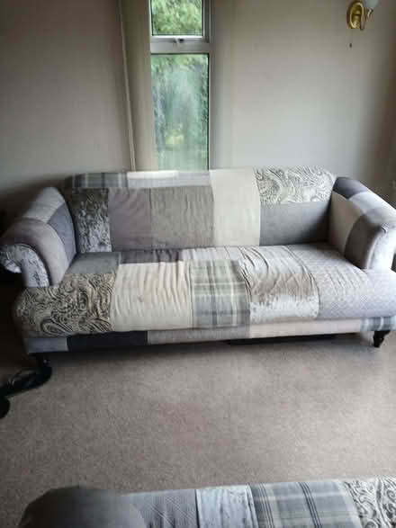 Photo of free 3 seater sofa and 1 chair (Fairlands GU3) #1