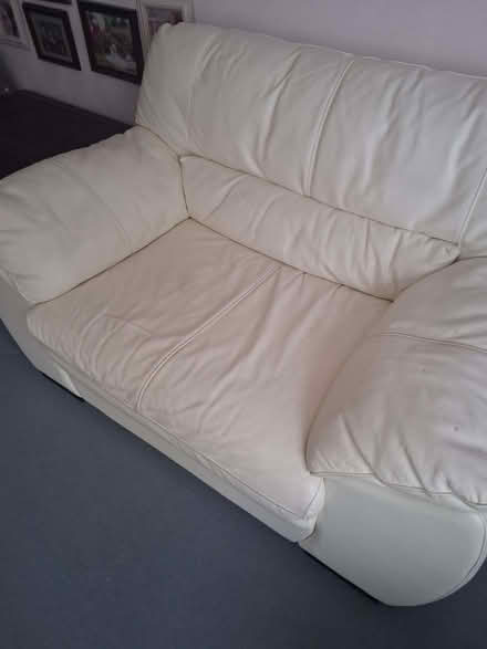 Photo of free White Leather Cuddler (Wildridings RG12) #2