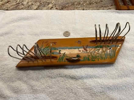 Photo of free Wood Duck Tie Rack (west of 6-10, tanglewood) #1