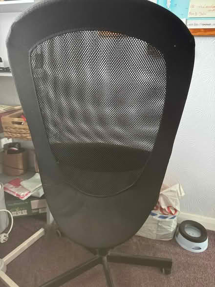 Photo of free Black Office chair (Oakley, RG23 7BL) #1
