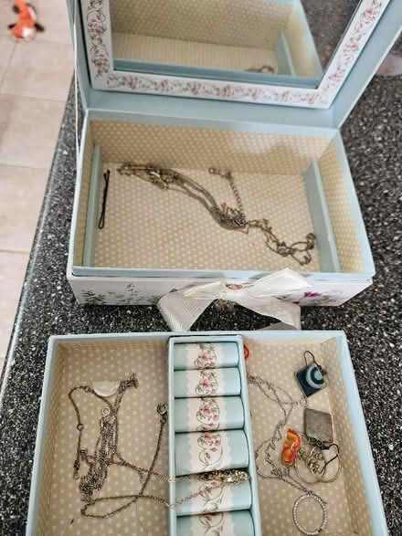 Photo of free Jewelery box, necklaces and earrings (Littlemore OX4) #1