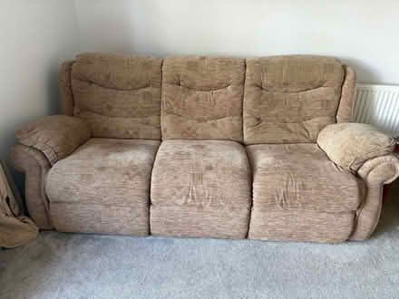 Photo of free Three seater sofa (Halesworth IP19) #1