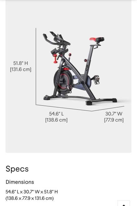 Photo of free Bowflex C6 indoor stationary bike (Silver Spring (off of E.Wayne)) #2