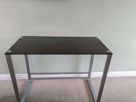 Photo of free Glass top desk (Mosborough S20) #1