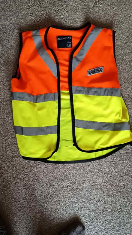 Photo of free Hi-vis vests size 10-12 year (Northway OX3) #1