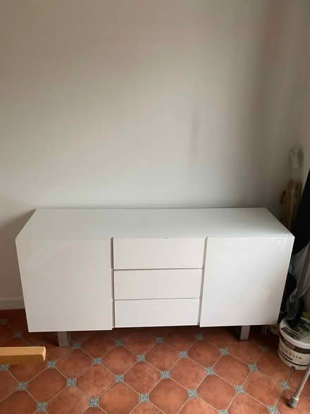 Photo of free White console/kitchen/lounge (Thimble End B76) #2