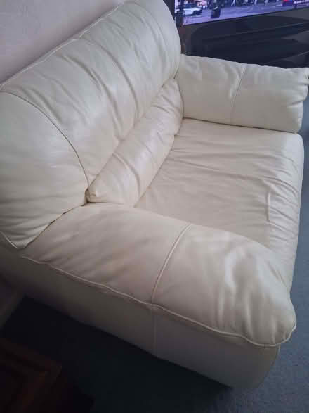 Photo of free White Leather Cuddler (Wildridings RG12) #1