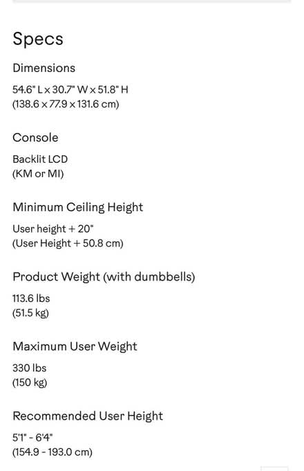 Photo of free Bowflex C6 indoor stationary bike (Silver Spring (off of E.Wayne)) #3