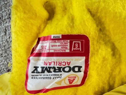 Photo of free Two Double Bed Blankets, Yellow (Farnborough GU14) #1