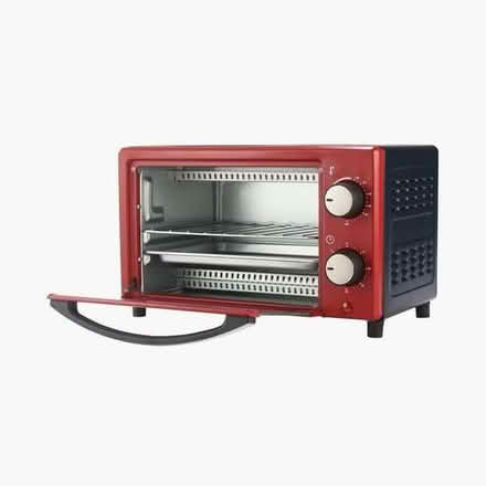 Photo of free Basic very red toaster oven/grill, mildly used (Gilmerton EH17) #1
