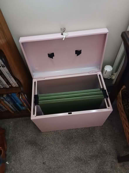 Photo of free Filing box (Belmont SL6) #1