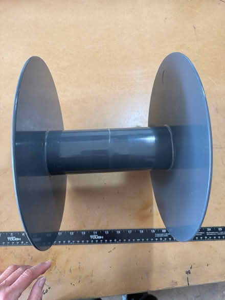 Photo of free 7 Large Plastic Empty Wire Spools (Darien - near 75th x Cass Ave.) #4