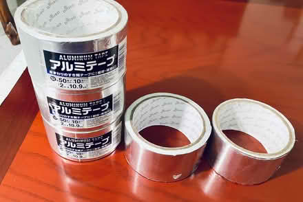 Photo of free Daiso: Aluminum Foil Tape (x5) (Sunnyvale- Birdland Neighbors) #1