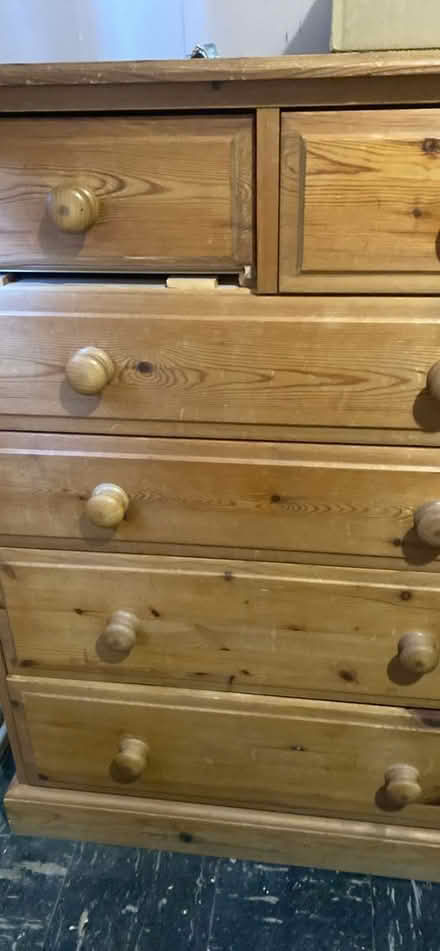 Photo of free Pine chest of drawers (Cv6 4eg) #2