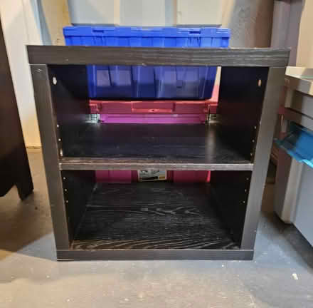 Photo of free Dark brown shelf (Medford ma) #1