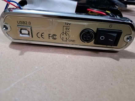 Photo of free 3.5" external hard drive box (Battle RG30) #1