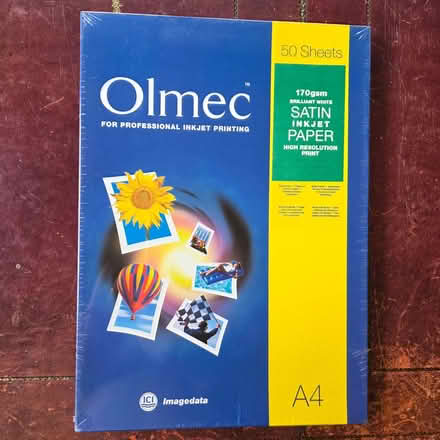 Photo of free Photo inkjet printing paper 50 sheets (Old Basing RG24) #1