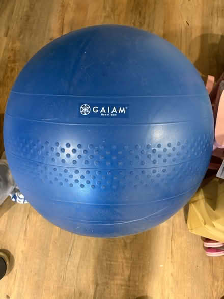 Photo of free Blue Exercise / Yoga Ball (Belmont, MA) #1