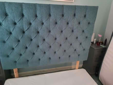 Photo of free Double bed headboard Jade Green (Rudheath CW9) #1